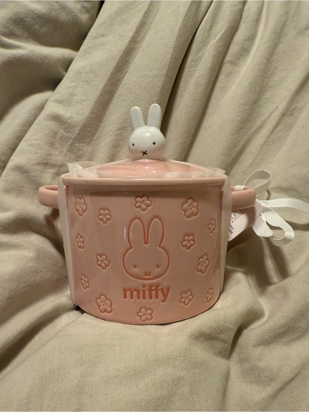 Miffy Pink Ceramic Jar
